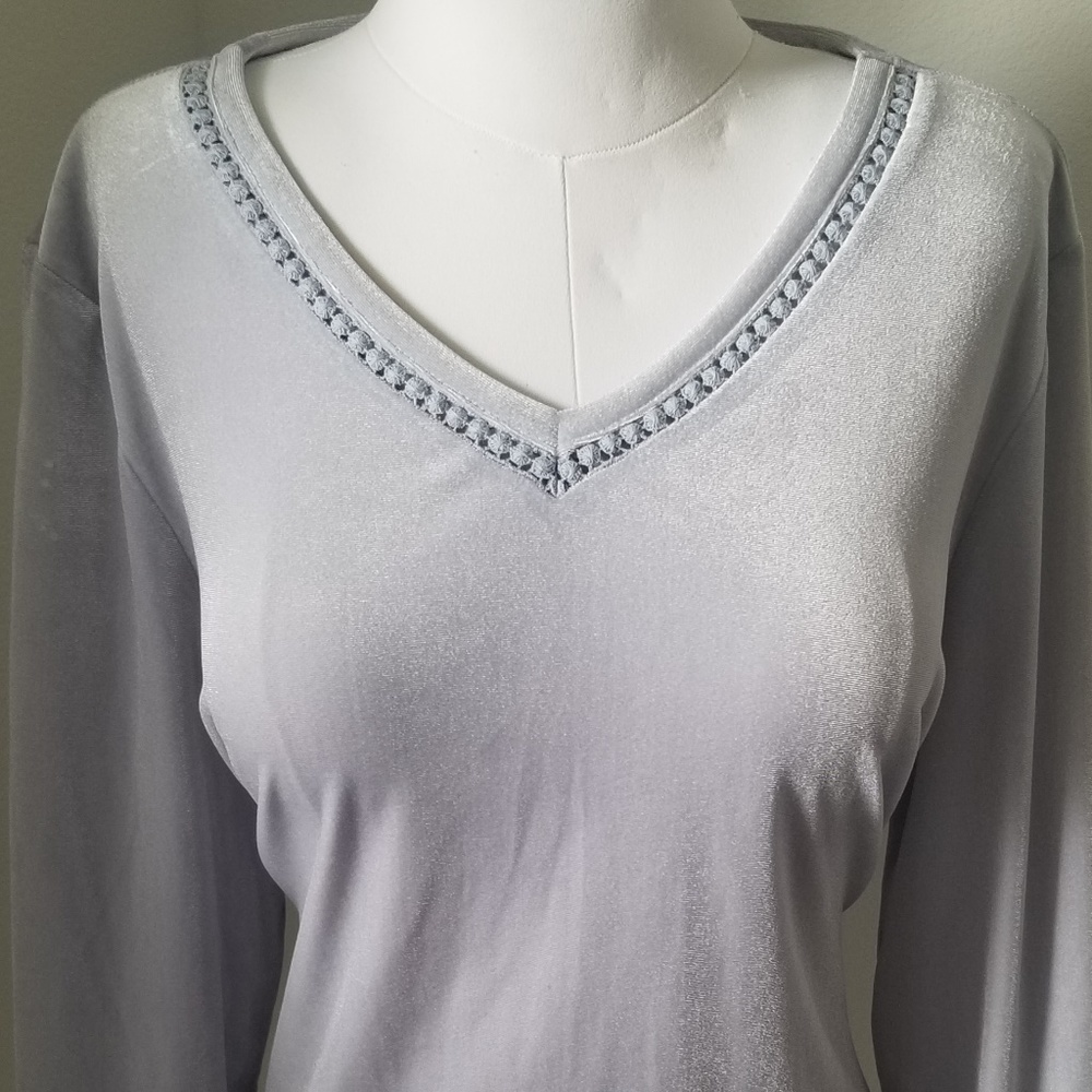 Kim Rogers Light Blue Blouse